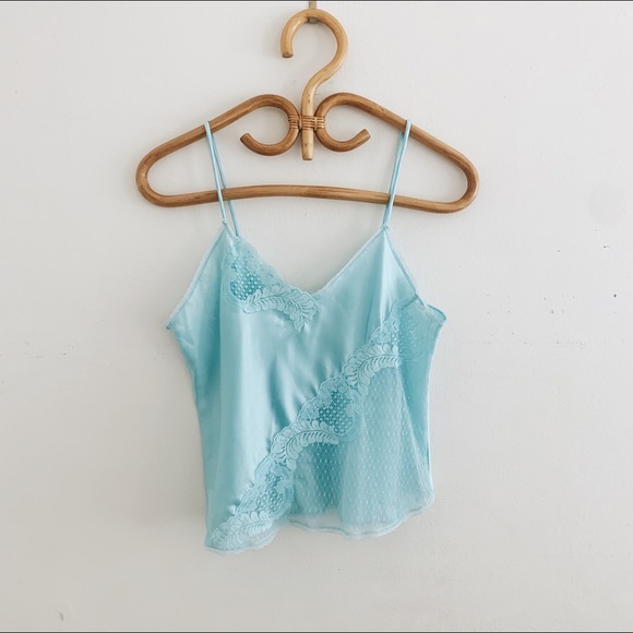 Vintage Other - Blue vintage satin cami
